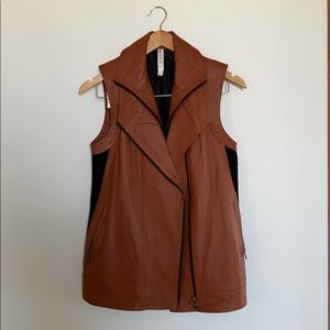 Leather vest